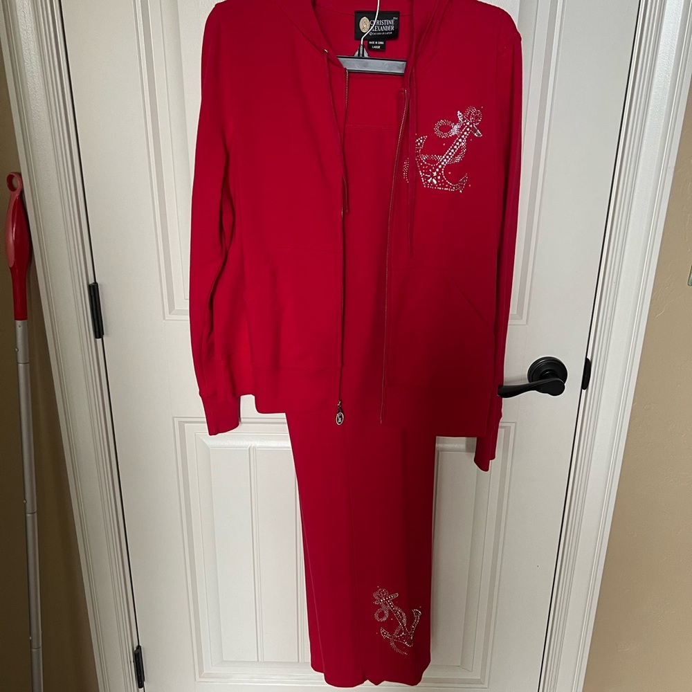 Christine Alexander Nautical Spa set. Size Large